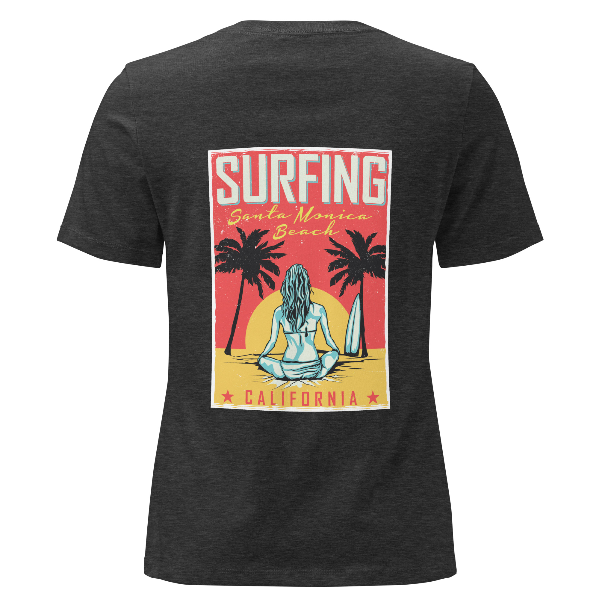 Women's Relaxed T-Shirt Surf Girl Vintage Tee
