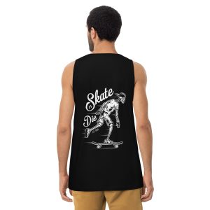 Men’s premium tank top - Skull skate or die