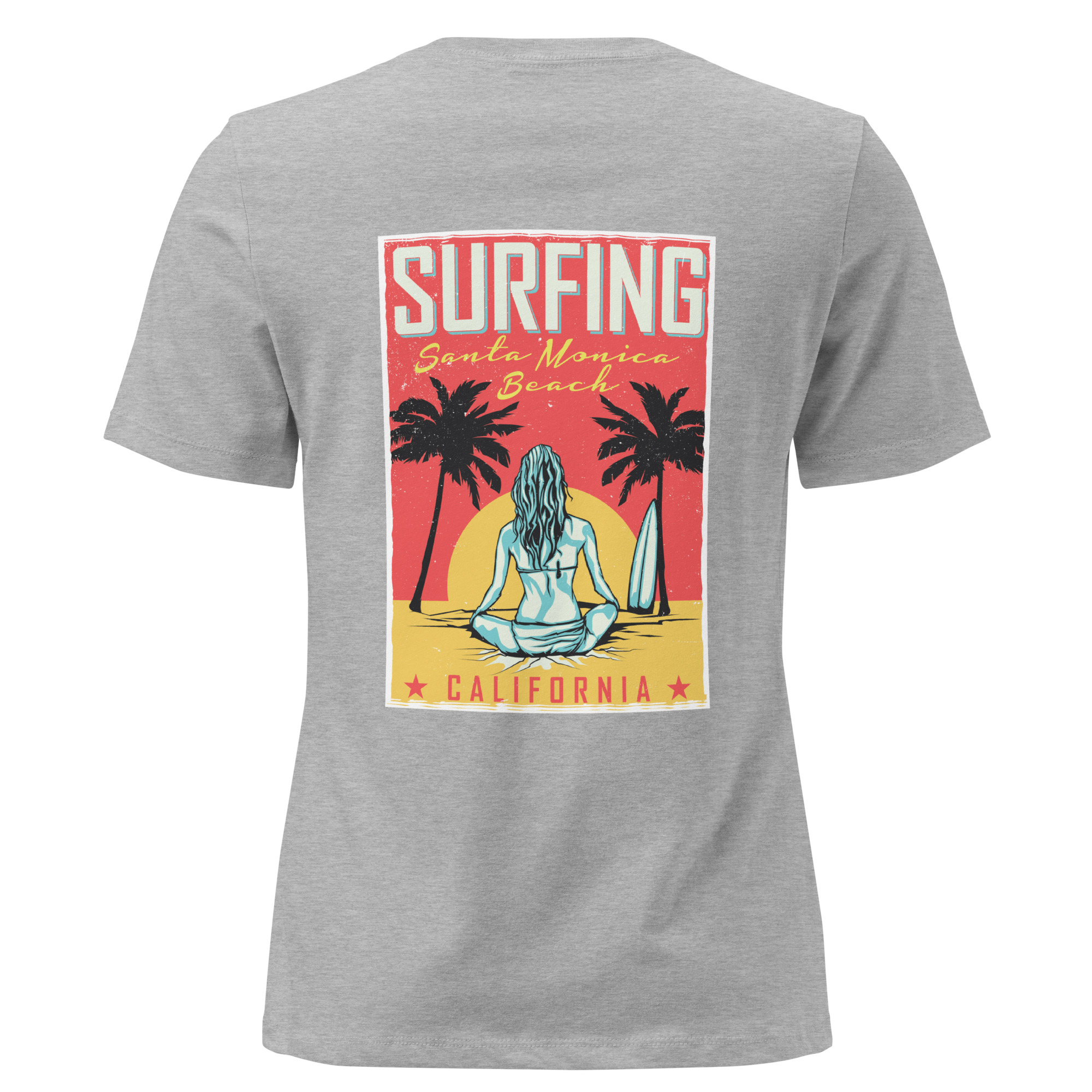 Women's Relaxed T-Shirt Surf Girl Vintage Tee - Image 20