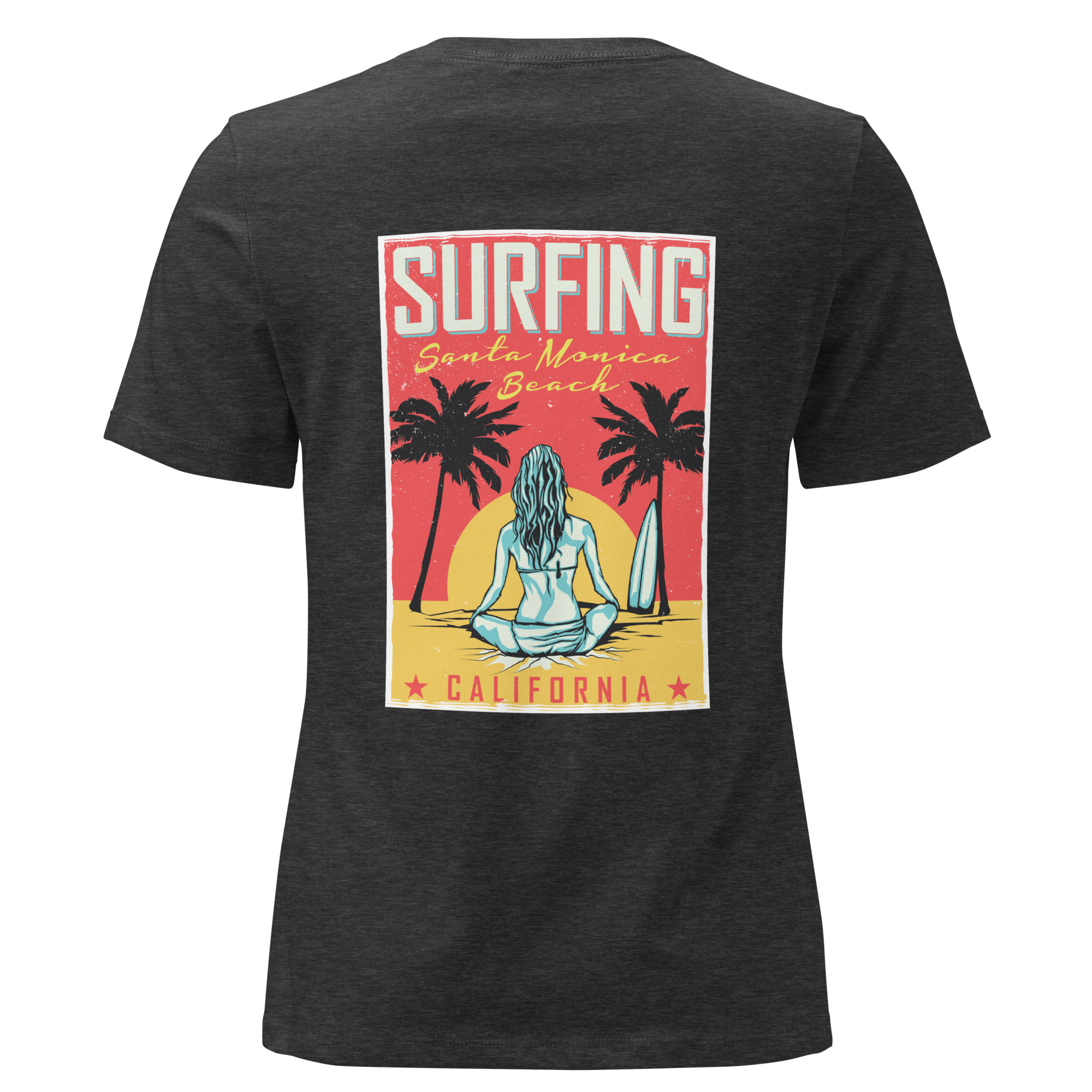 Women's Relaxed T-Shirt Surf Girl Vintage Tee - Image 11