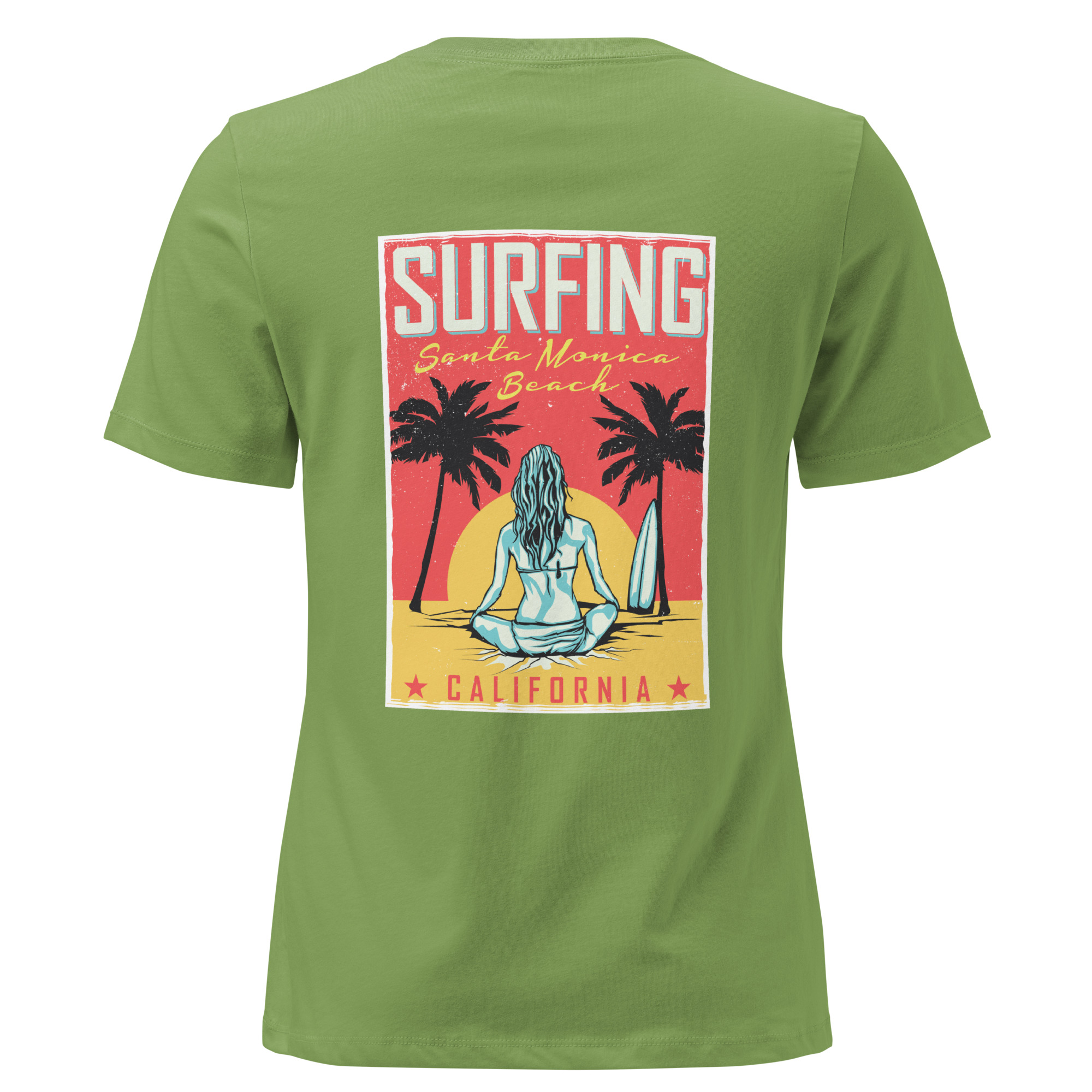 Women's Relaxed T-Shirt Surf Girl Vintage Tee - Image 14