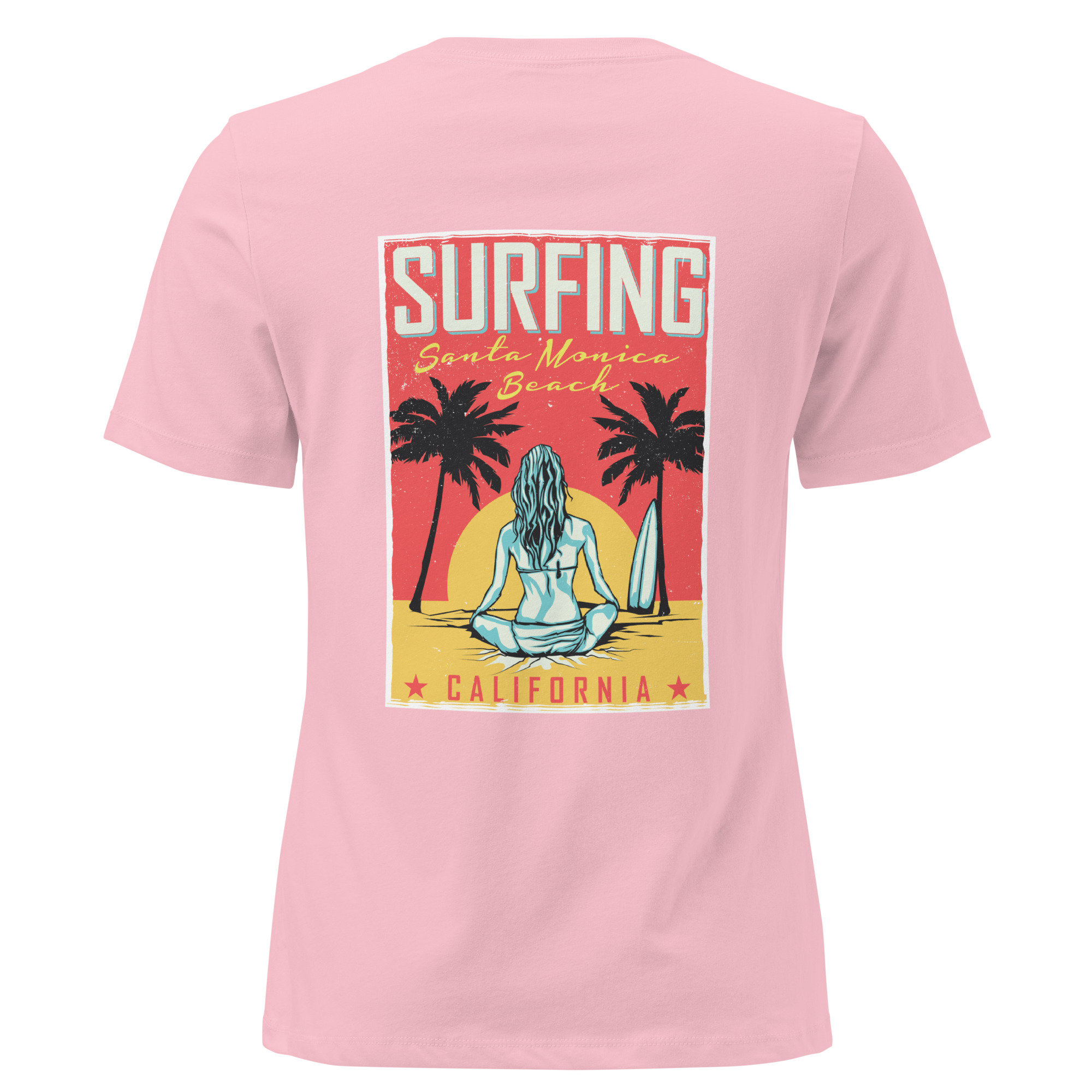 Women's Relaxed T-Shirt Surf Girl Vintage Tee - Image 23