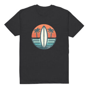 Unisex Fitted T-Shirt - Surf board - front